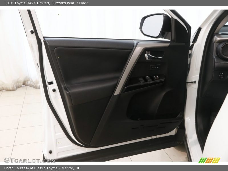 Blizzard Pearl / Black 2016 Toyota RAV4 Limited