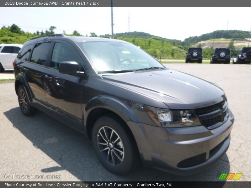 Granite Pearl / Black 2018 Dodge Journey SE AWD