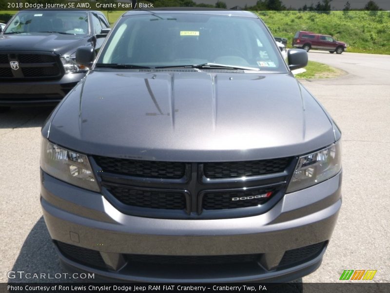 Granite Pearl / Black 2018 Dodge Journey SE AWD