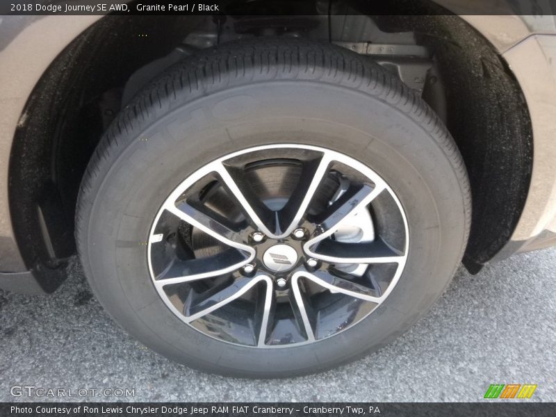 Granite Pearl / Black 2018 Dodge Journey SE AWD