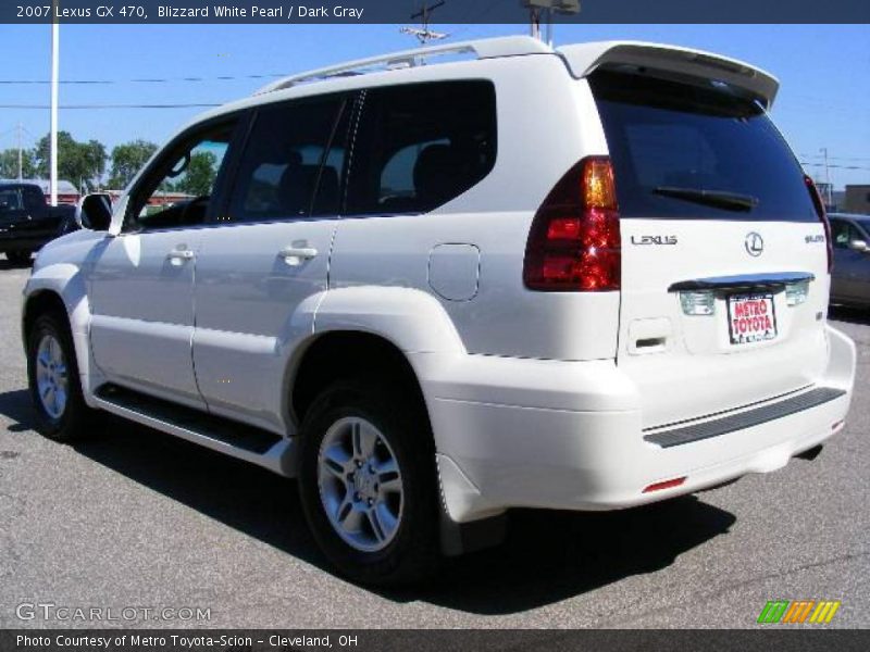 Blizzard White Pearl / Dark Gray 2007 Lexus GX 470