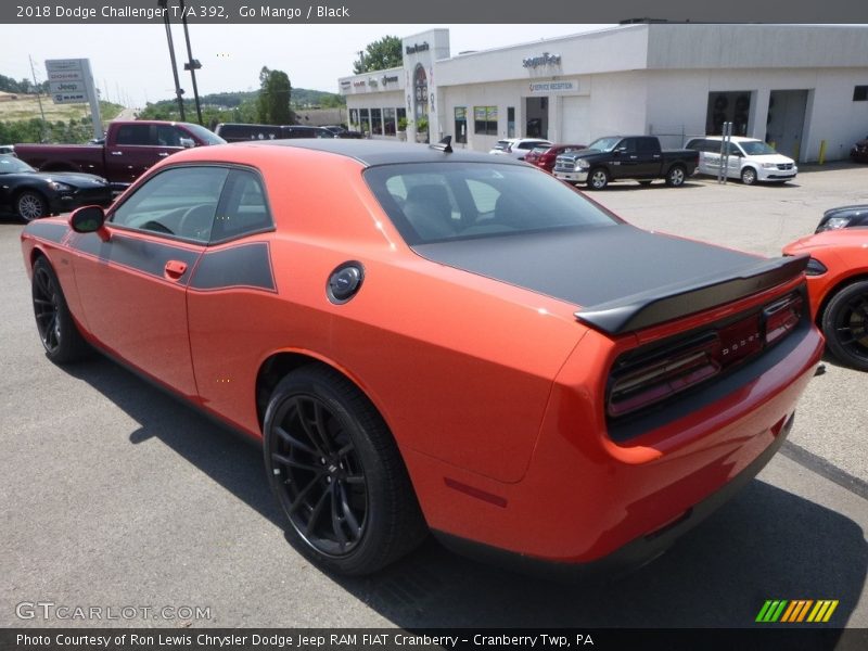 Go Mango / Black 2018 Dodge Challenger T/A 392