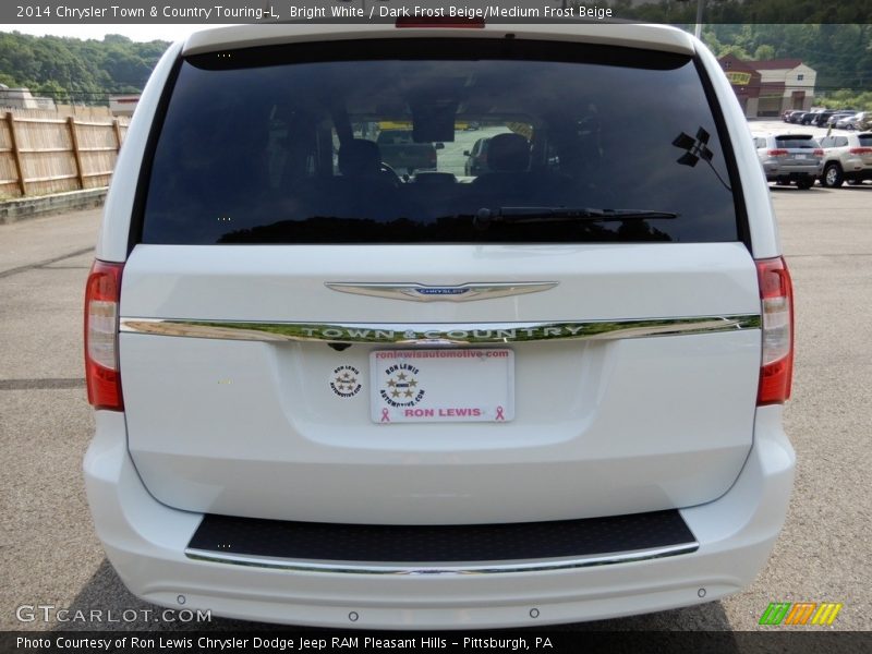 Bright White / Dark Frost Beige/Medium Frost Beige 2014 Chrysler Town & Country Touring-L