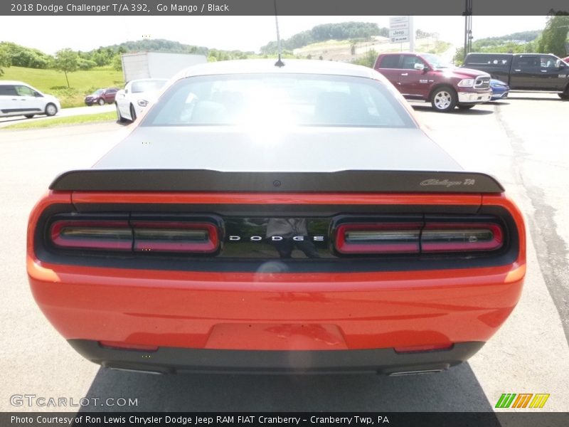 Go Mango / Black 2018 Dodge Challenger T/A 392