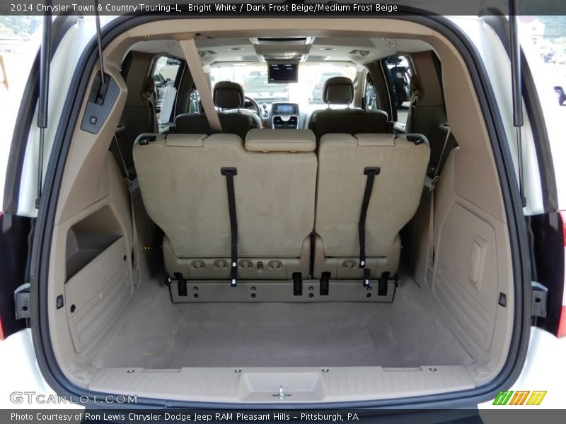 Bright White / Dark Frost Beige/Medium Frost Beige 2014 Chrysler Town & Country Touring-L