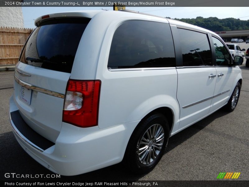 Bright White / Dark Frost Beige/Medium Frost Beige 2014 Chrysler Town & Country Touring-L