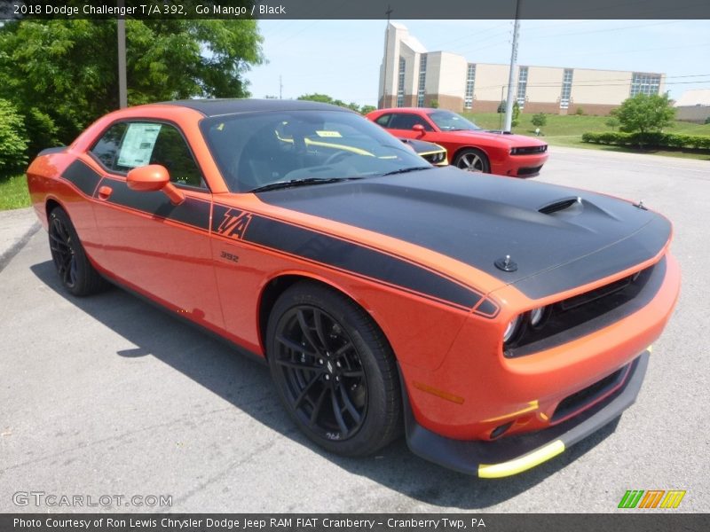 Front 3/4 View of 2018 Challenger T/A 392