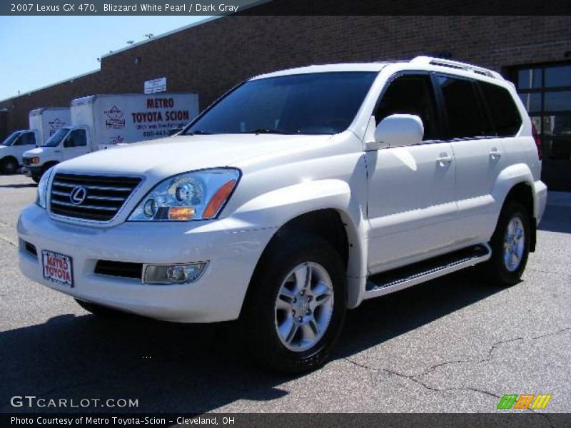 Blizzard White Pearl / Dark Gray 2007 Lexus GX 470