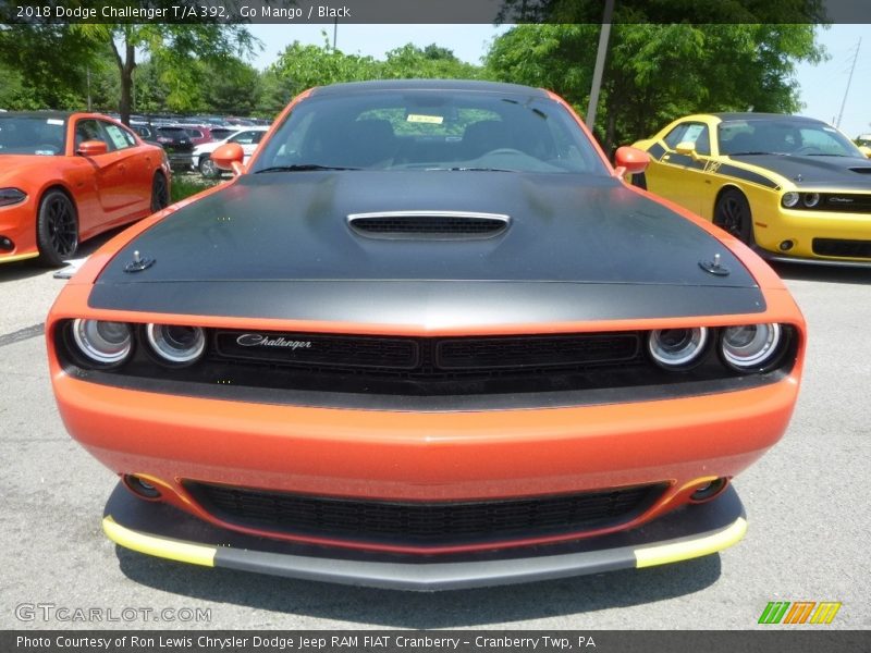 Go Mango / Black 2018 Dodge Challenger T/A 392