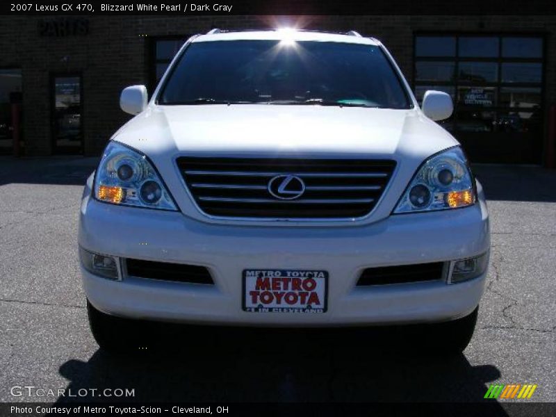 Blizzard White Pearl / Dark Gray 2007 Lexus GX 470