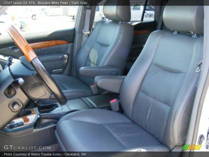 Blizzard White Pearl / Dark Gray 2007 Lexus GX 470