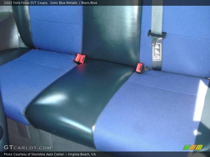 Sonic Blue Metallic / Black/Blue 2002 Ford Focus SVT Coupe