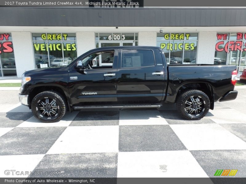 Midnight Black Metallic / Black 2017 Toyota Tundra Limited CrewMax 4x4