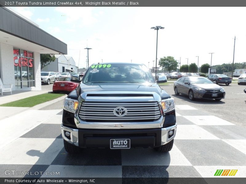 Midnight Black Metallic / Black 2017 Toyota Tundra Limited CrewMax 4x4