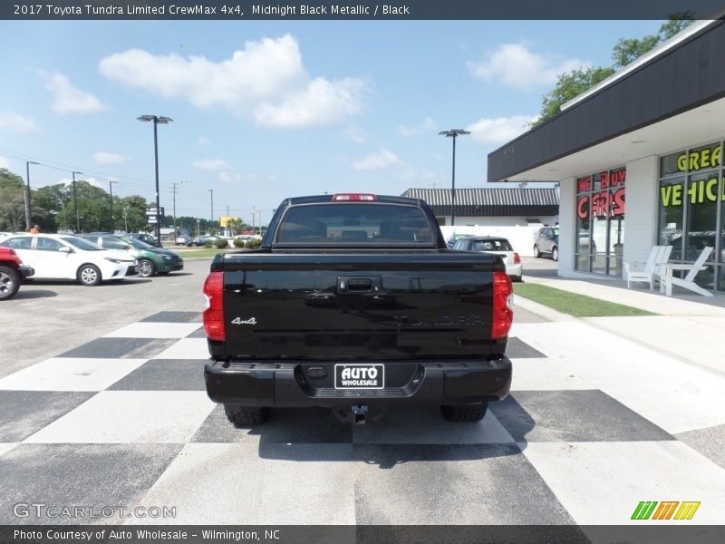 Midnight Black Metallic / Black 2017 Toyota Tundra Limited CrewMax 4x4