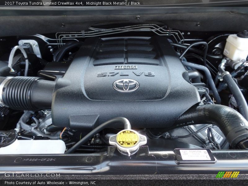 Midnight Black Metallic / Black 2017 Toyota Tundra Limited CrewMax 4x4