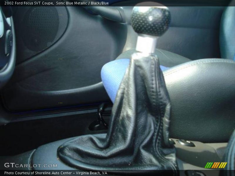 Sonic Blue Metallic / Black/Blue 2002 Ford Focus SVT Coupe
