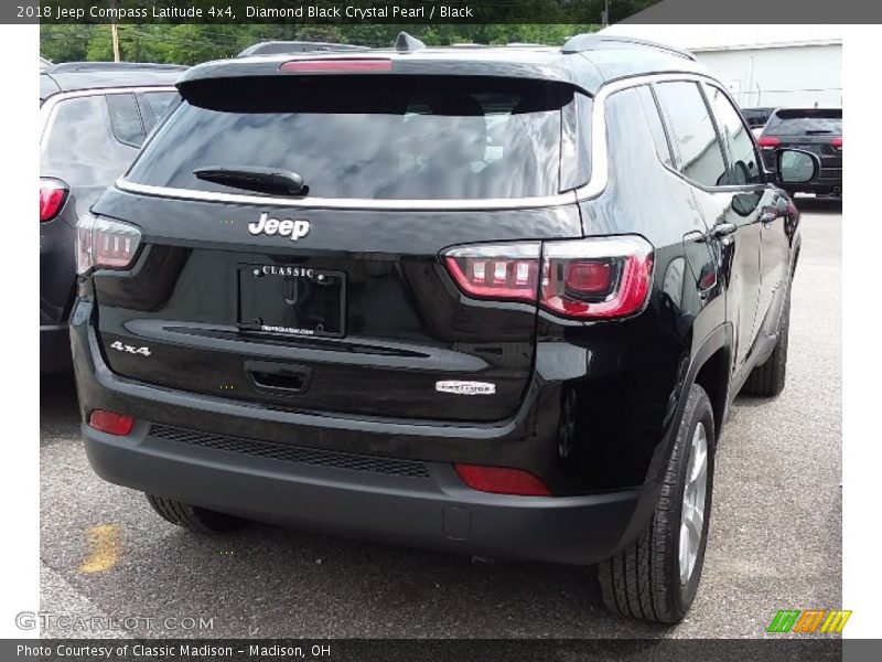 Diamond Black Crystal Pearl / Black 2018 Jeep Compass Latitude 4x4