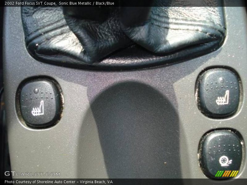 Sonic Blue Metallic / Black/Blue 2002 Ford Focus SVT Coupe