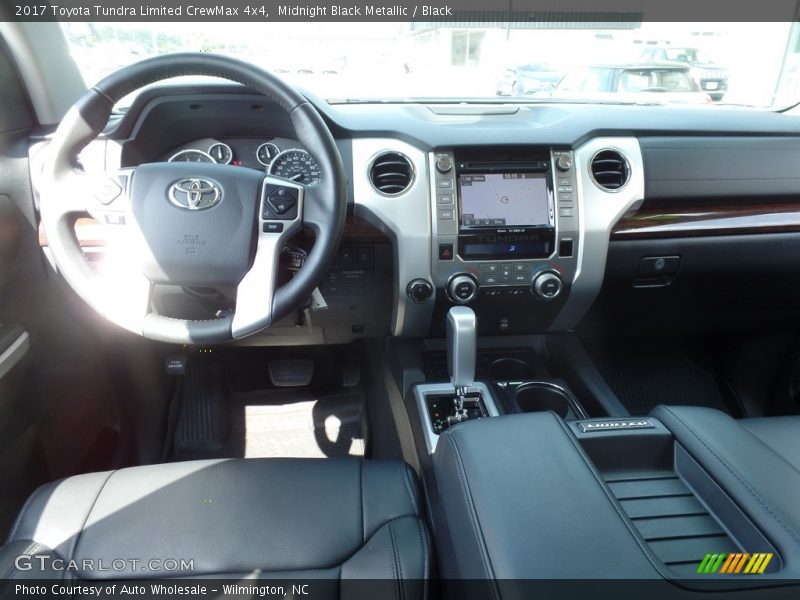 Midnight Black Metallic / Black 2017 Toyota Tundra Limited CrewMax 4x4