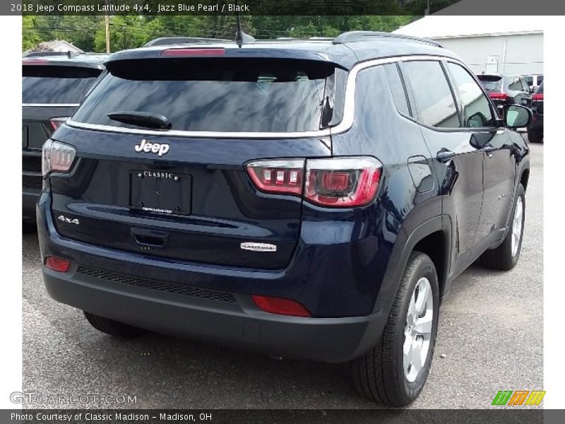 Jazz Blue Pearl / Black 2018 Jeep Compass Latitude 4x4