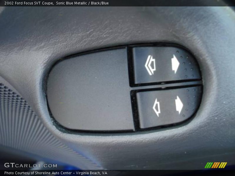 Sonic Blue Metallic / Black/Blue 2002 Ford Focus SVT Coupe