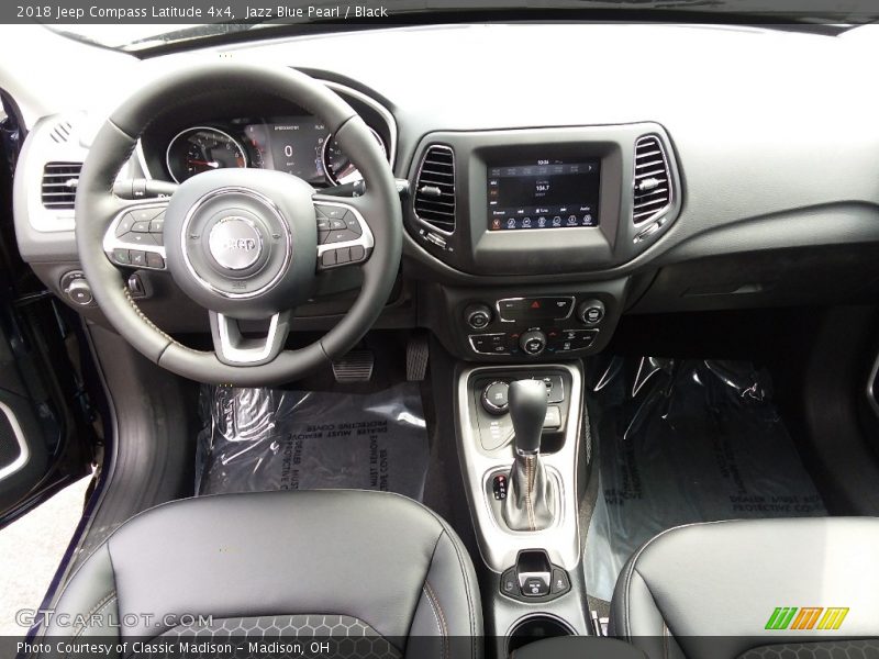 Jazz Blue Pearl / Black 2018 Jeep Compass Latitude 4x4