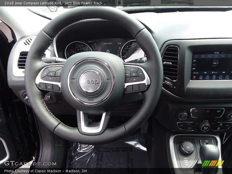Jazz Blue Pearl / Black 2018 Jeep Compass Latitude 4x4