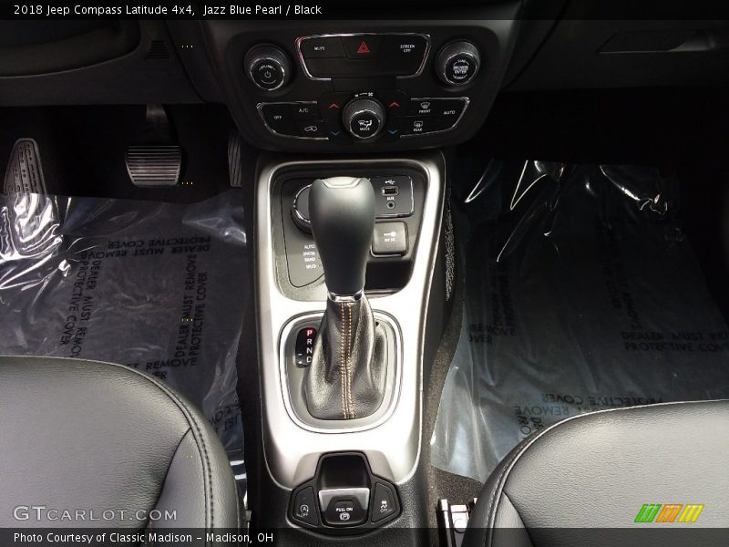 Jazz Blue Pearl / Black 2018 Jeep Compass Latitude 4x4