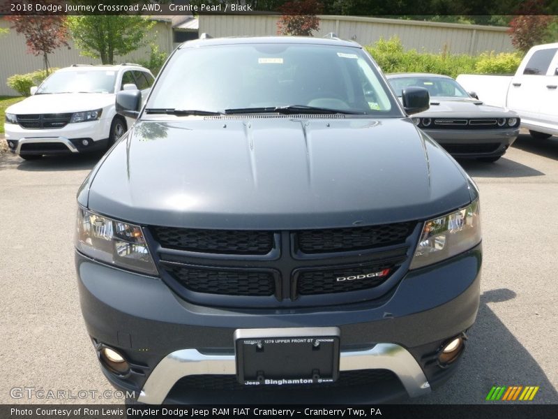 Granite Pearl / Black 2018 Dodge Journey Crossroad AWD