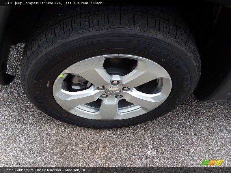 Jazz Blue Pearl / Black 2018 Jeep Compass Latitude 4x4