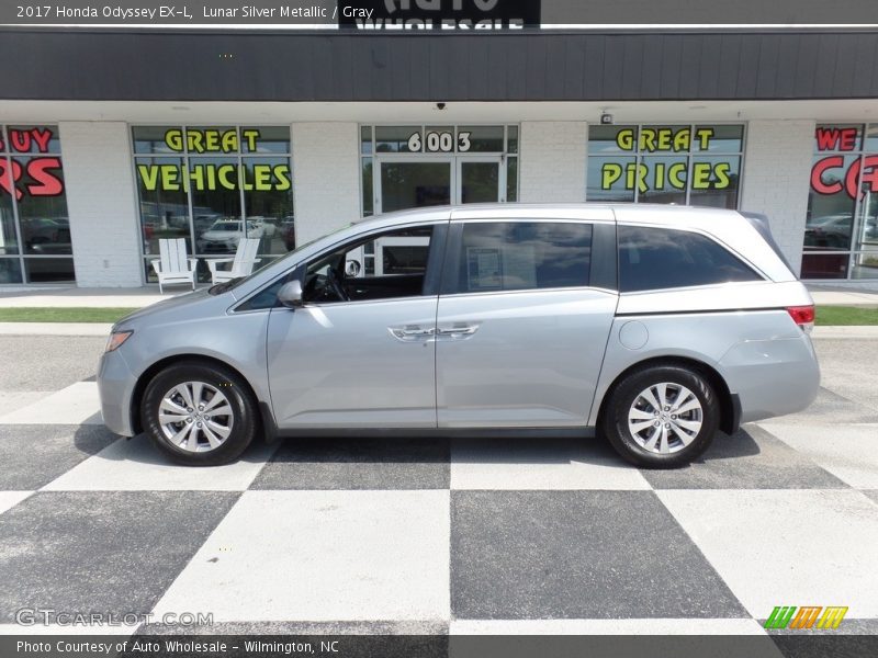 Lunar Silver Metallic / Gray 2017 Honda Odyssey EX-L