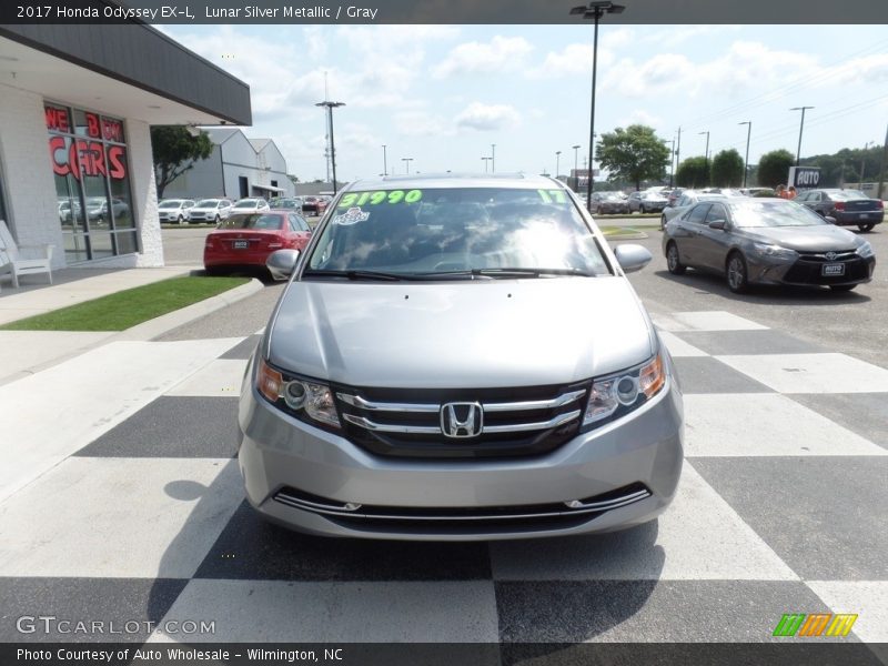 Lunar Silver Metallic / Gray 2017 Honda Odyssey EX-L