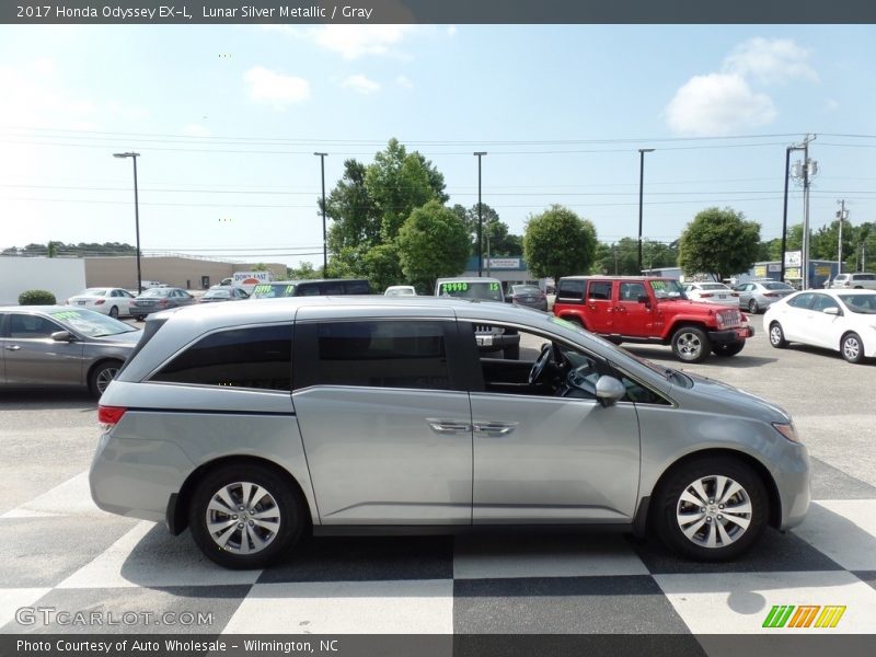 Lunar Silver Metallic / Gray 2017 Honda Odyssey EX-L