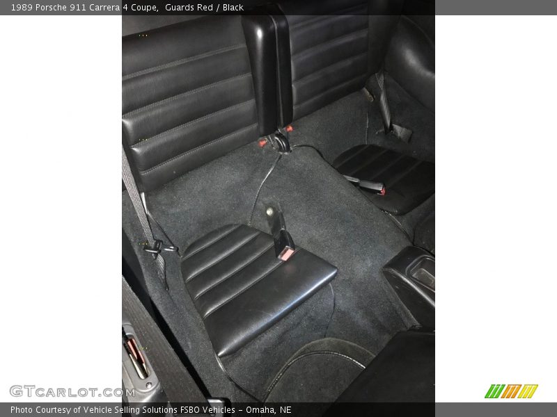 Rear Seat of 1989 911 Carrera 4 Coupe