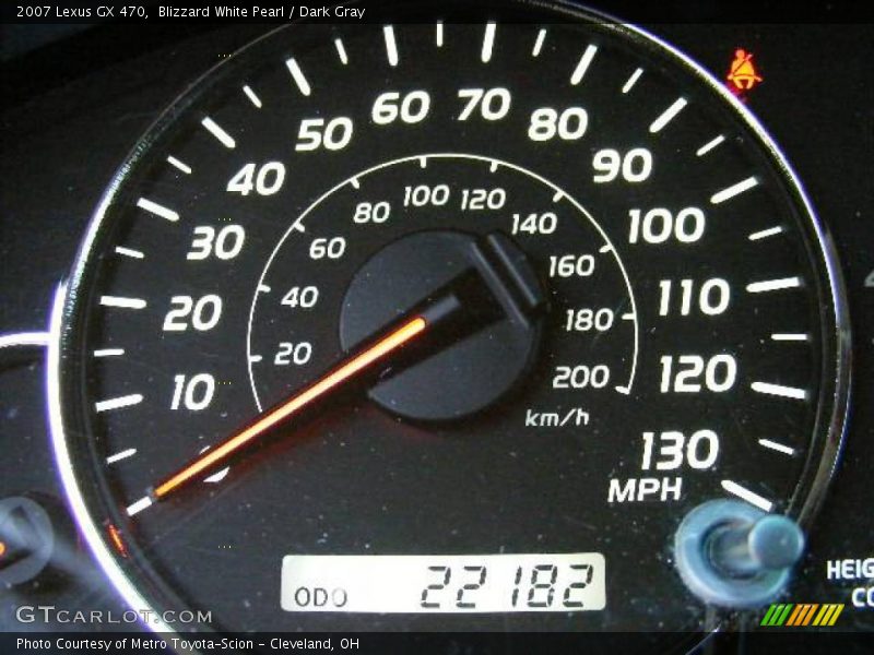 Blizzard White Pearl / Dark Gray 2007 Lexus GX 470
