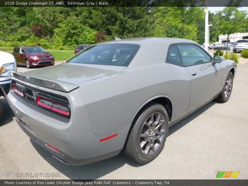Destroyer Gray / Black 2018 Dodge Challenger GT AWD