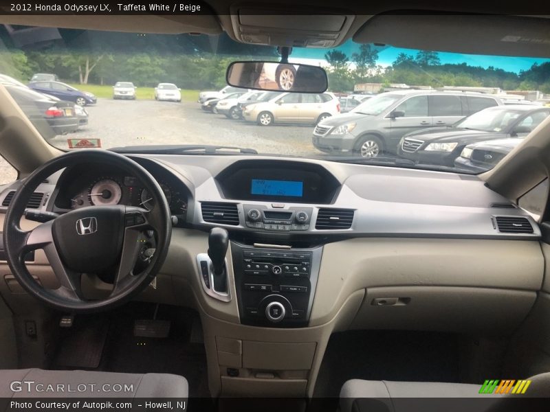 Taffeta White / Beige 2012 Honda Odyssey LX
