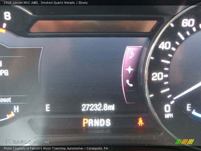Smoked Quartz Metallic / Ebony 2015 Lincoln MKC AWD