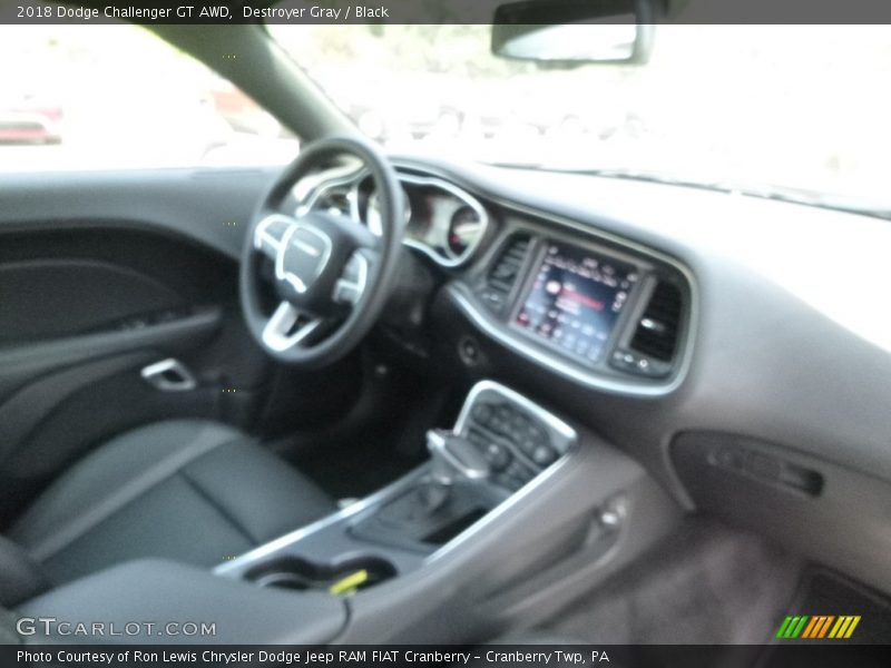 Destroyer Gray / Black 2018 Dodge Challenger GT AWD