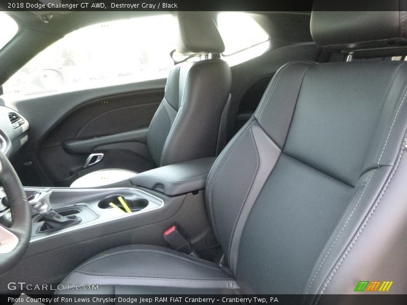 Destroyer Gray / Black 2018 Dodge Challenger GT AWD