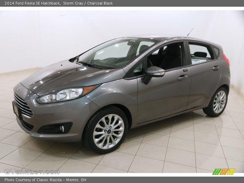 Storm Gray / Charcoal Black 2014 Ford Fiesta SE Hatchback