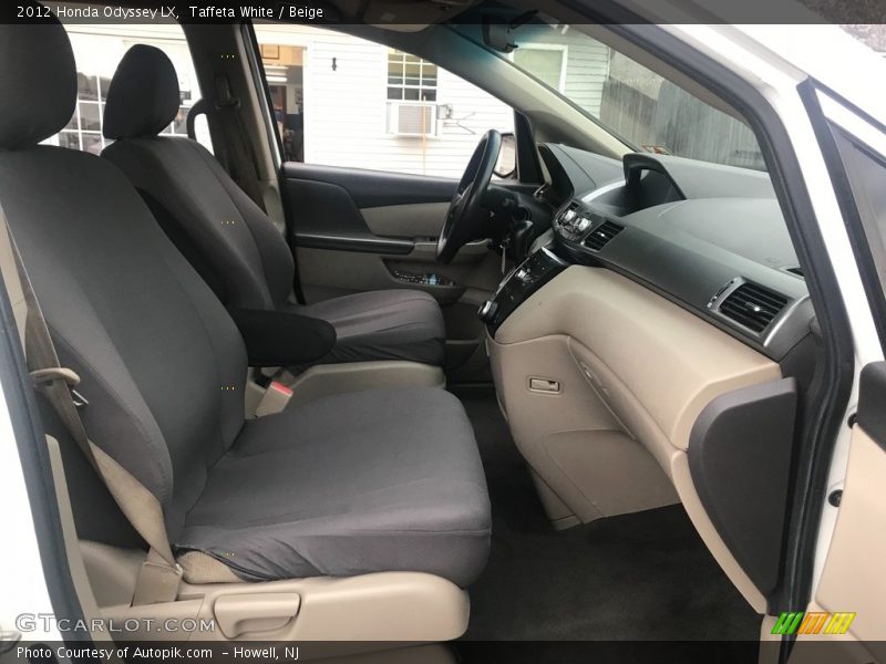 Taffeta White / Beige 2012 Honda Odyssey LX