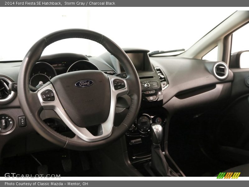 Storm Gray / Charcoal Black 2014 Ford Fiesta SE Hatchback