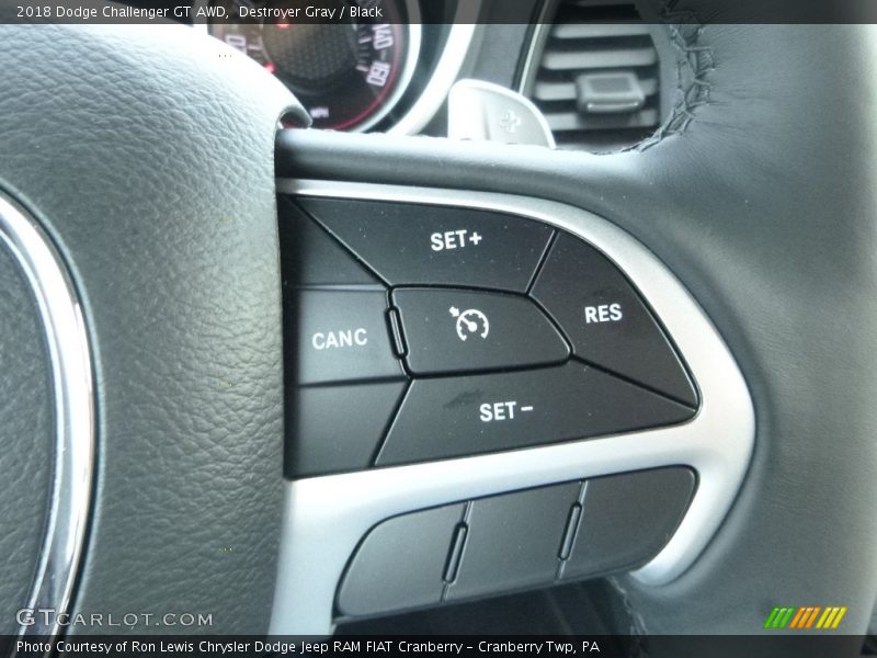 Destroyer Gray / Black 2018 Dodge Challenger GT AWD