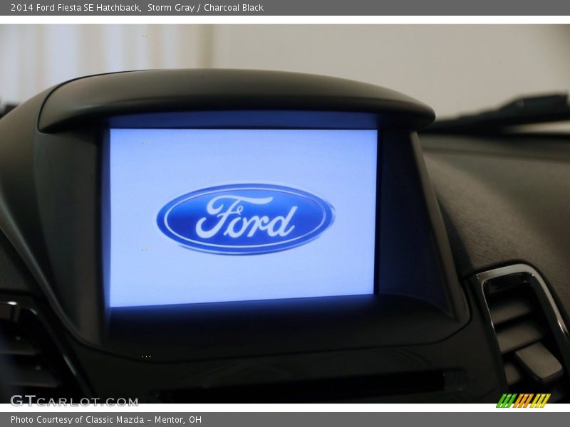 Storm Gray / Charcoal Black 2014 Ford Fiesta SE Hatchback