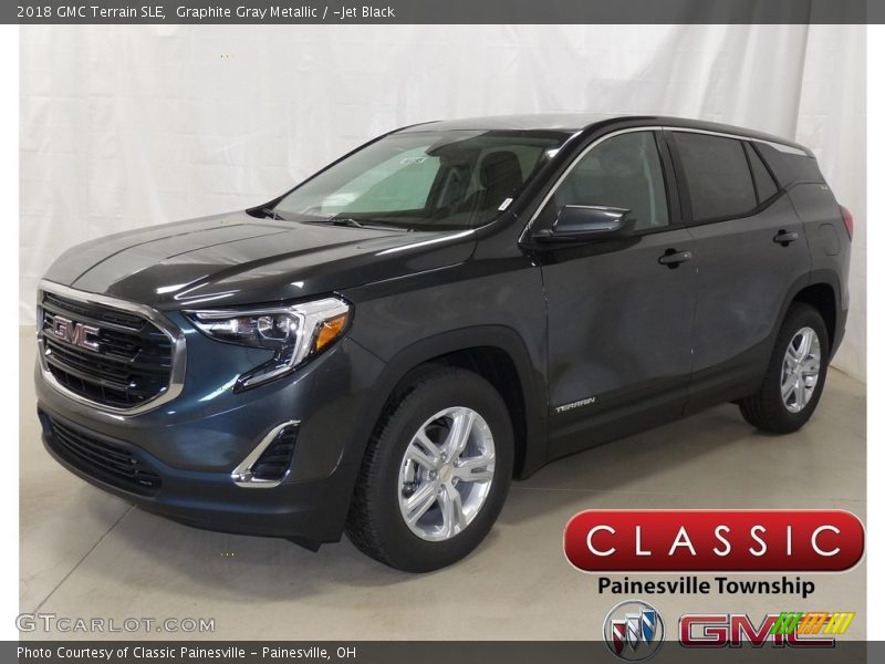 Graphite Gray Metallic / ­Jet Black 2018 GMC Terrain SLE
