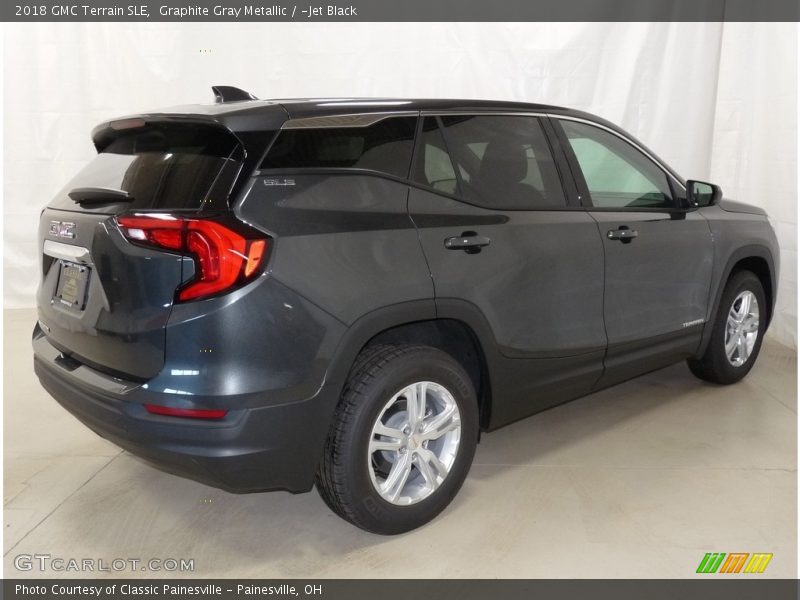 Graphite Gray Metallic / ­Jet Black 2018 GMC Terrain SLE
