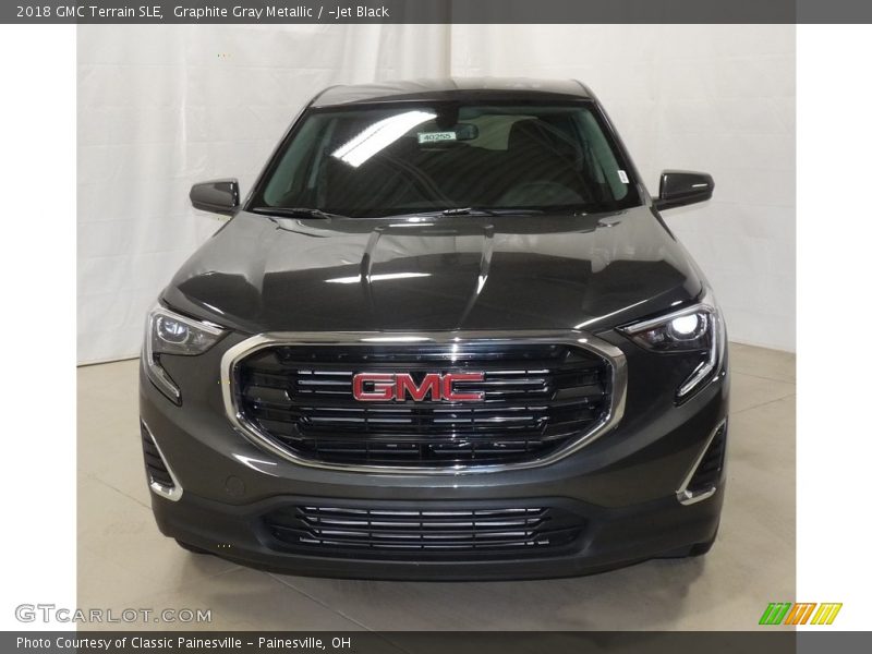 Graphite Gray Metallic / ­Jet Black 2018 GMC Terrain SLE