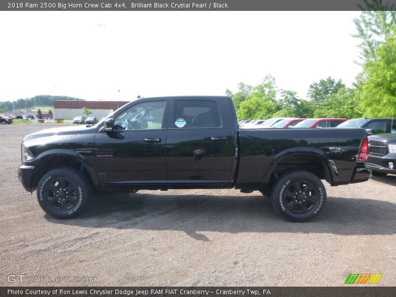 Brilliant Black Crystal Pearl / Black 2018 Ram 2500 Big Horn Crew Cab 4x4